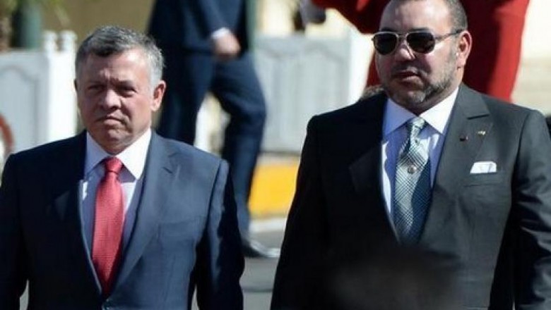 ملك المغرب يقيم استقبالا رسميا للعاهل الأردنيّ