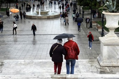 أمطار غزيرة وعواصف في اليونان بدءا من يوم الأحد