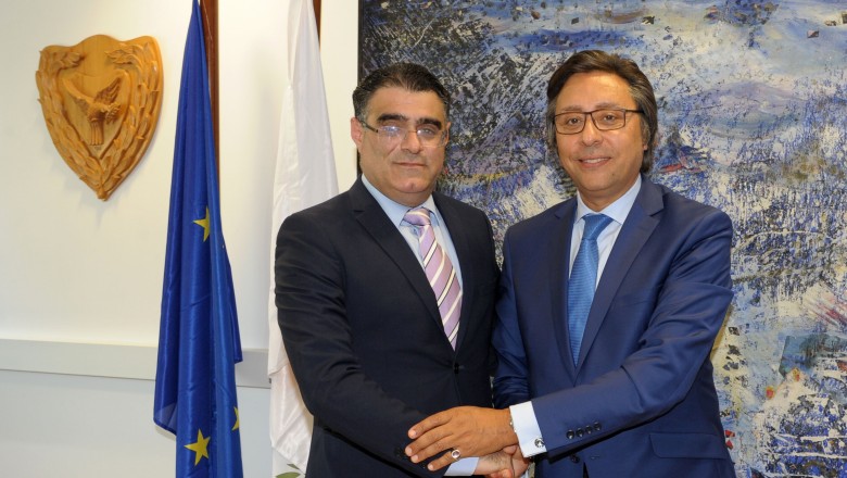 لقاء وزير التنمية الزراعة والبيئة والسيد سمير الدهر السفير المغربي