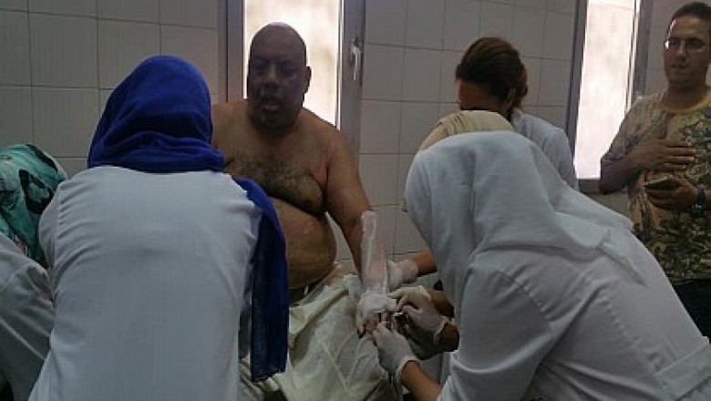 عاجل…برلماني من  البام يشعل النار في جسده بابن جرير- صور