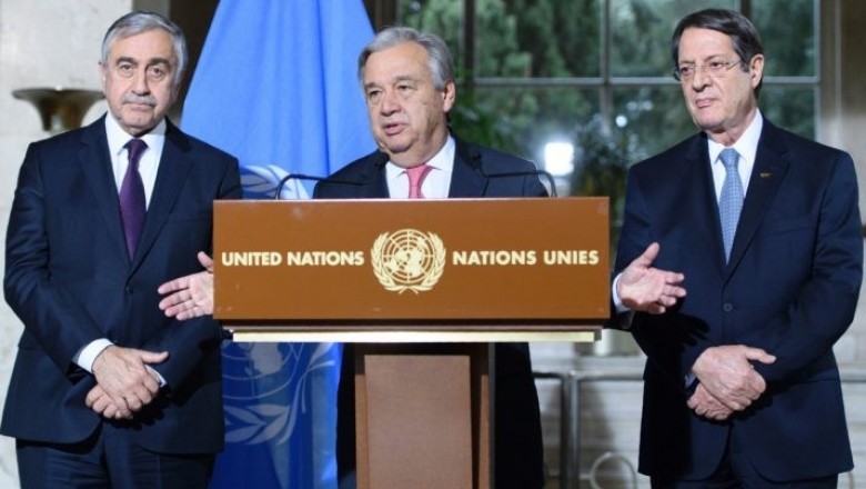 إنهيار المفاوضات   في  سويسرا حول القضية القبرصية برعاية الأمم المتحدة