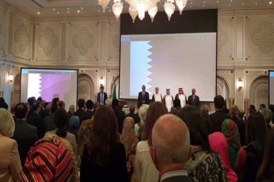 سفير المملكة  في الدوحة ينسحب من حفل السفارة الجزائرية بعدما قال  سفير الجزائر نعتبر نزاع الصحراء قضية استعمار