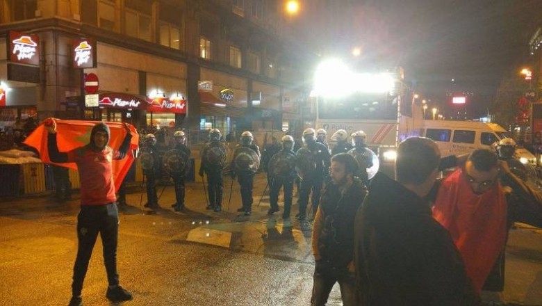 بلجيكا تتوعد &ldquo;المخربين&rdquo; و تندد بأعمال الشغب ببروكسيل و تدعو لعدم تحميل المسؤولية للمغاربة