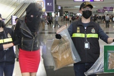 تواجه فتاة يونانية حكما بالمأبد في الصين  بعد ضبط  2.5  كيلوغراما من الكوكايين في حقائب يدها بمطار هونغ كونغ 