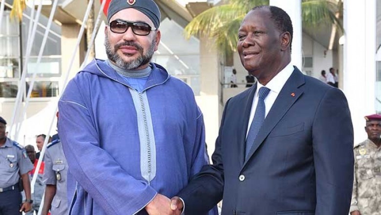 Ο βασιλιάς το Μαροκο  Mohammed VI  συμμετέχει στην Αφρικανική-Ευρωπαϊκή Διάσκεψη Κορυφής στο Abidjan