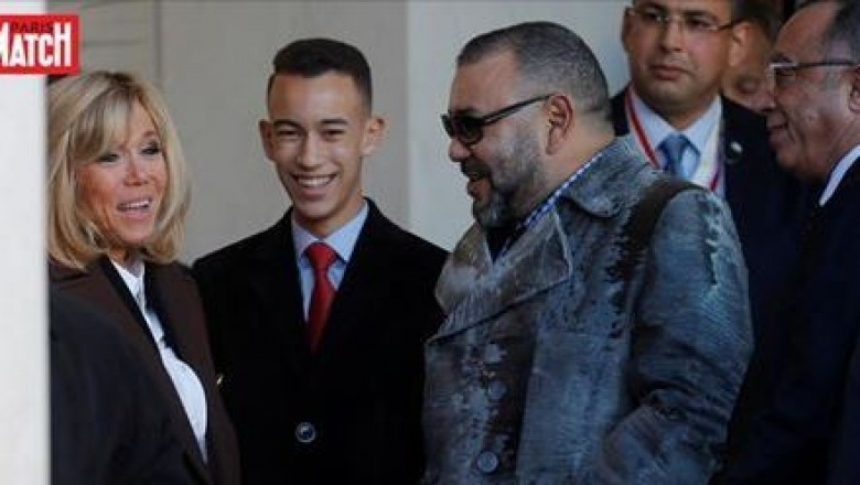 ولي العهد الأمير مولاي الحسن  يزور مقر الرئاسة الفرنسية بقصر الإليزيه لأول مرة