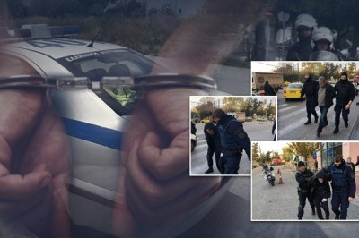 مطاردة و اطلاق النار في وسط أثينا بين الشرطة و سجينين قفزا من ذاخل سيارة الأمن