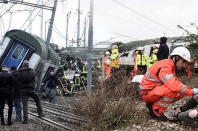 ايطاليا:4 قتلا وأكثر من 100 جريح في خروج قطار عن سكته بالقرب من ميلانو