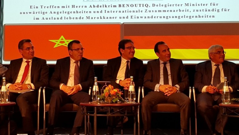 بنعتيق يلتقي مغاربة ألمانيا للاطلاع على المشاكل التي تعترضهم بقطاعات العدل والاستثمار والجمارك والتأمين