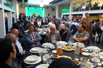 سفارة المغرب ببلجيكا و اللوكسمبورغ تقيم حفل إفطار و عشاء فخم  ببروكسيل  للطلبة المغاربة، بحضور السيد محمد عامر سفير المملكة