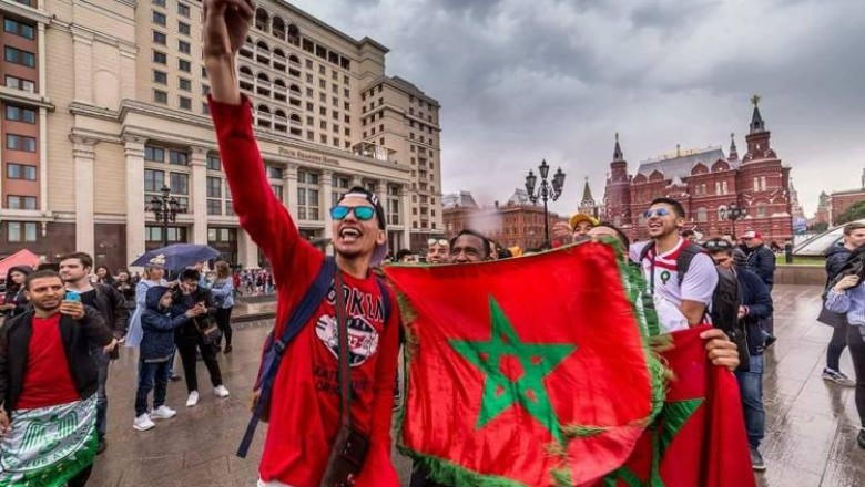 بـ42 ألف مشجع .. الجمهور المغربي الأكثر حضوراً في مونديال 2018 بعد الروس