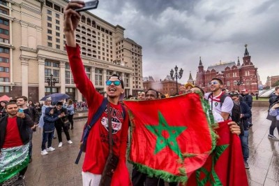 بـ42 ألف مشجع .. الجمهور المغربي الأكثر حضوراً في مونديال 2018 بعد الروس
