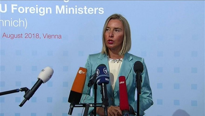 إيطاليا تقترح فتح موانئ أوروبية للمهاجرين في اجتماع النمسا وفيديريكا موغيريني  وزيرة خارجية الاتحاد الأوروبي  ترفض