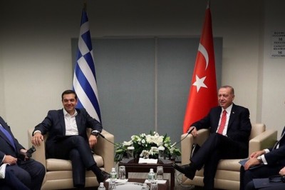 في نيويورك أردوغان يدعو تسيبراس لزيارة  إسطنبول وفي الوقت نفسه ، طرحت مسألة   قبرص والطاقة واللاجئين 