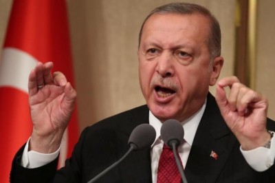 الرئيس التركي أردوغان يهدد اليونان وقبرص في البرلمان بأنقرا